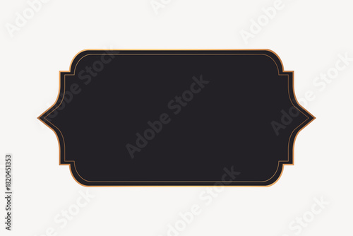 Mosque shape frame, Diwali festival design vector