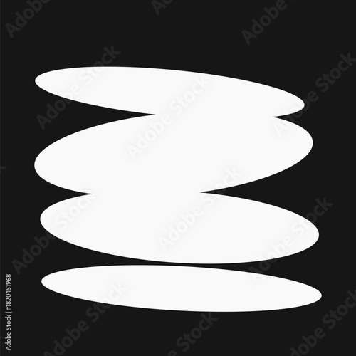 Abstract geometric frame vector