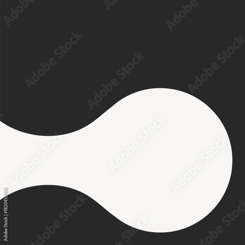 Black collage element vector