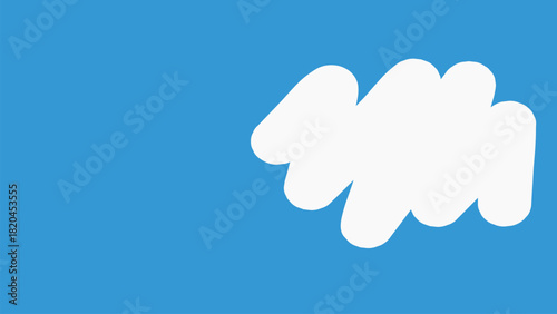 Speech bubble in background