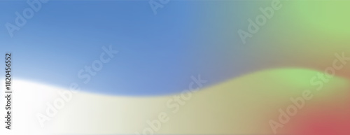 Abstract gradient background with smooth blue and yellow hues. The background features a soft, wavy texture blending blue and yellow. Minimal abstract gradient wavy line vector background