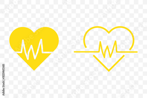 Heart rate pulse curve line icon editable outline stroke vector eps. Clean medical heartbeat line icon representing health and cardiology suitable for digital and print use 