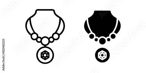 Jewelry Icon for Fashion, Accessories, Luxury, and Gemstone Design