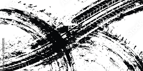 Seamless tire, track, car, vector, wheel texture. Clean tire print with overlay and transparent look. Great for car, vector, seamless, tire, track designs.