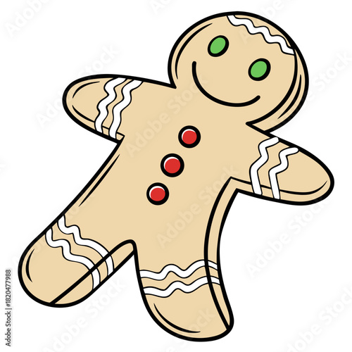 christmas gingerbread man
