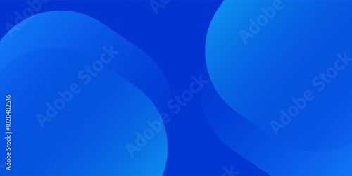 Modern background template with light blue and blue gradient, circle effect, suitable for background, wallpaper, home screen, theme. vector