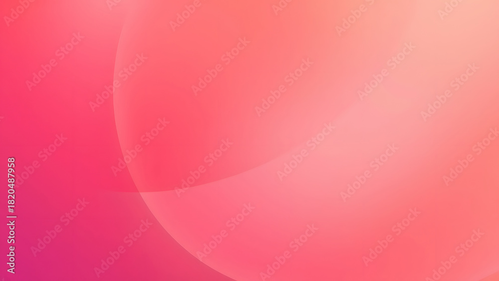 Obraz premium Abstract background with soft pink and coral gradient circles
