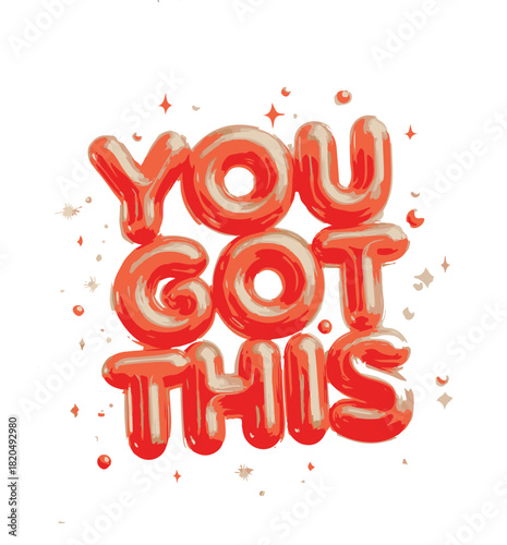 ou Got This – Motivational Hand Lettering Quote