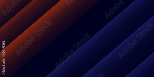 Abstract geometric dark blue and orange square theme overlap background modern graphic modern nice good neutral