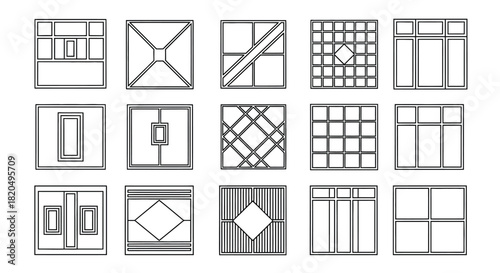 Modern window pane designs collection for architectural inspiration