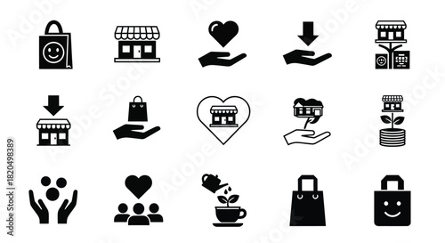 Support local business and community with these icons