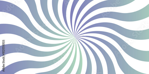 Colourful Sun rays Retro vintage style background, Sunburst Pattern Background. Smooth, twisting shapes with dynamic pinwheel effect, emphasizing motion and rotation. Retro, pop, promotiona.