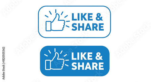 Get social media likes and shares with this simple thumbs up icon