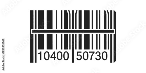 business commerce vector illustration showing made in china label and barcode with global market price data, ideal for retail shopping graphics, sales analysis, e-commerce, and marketing projects.