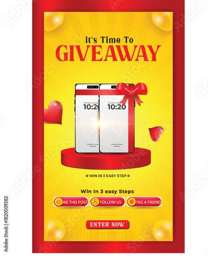 Announcing giveaway winners with festive gift boxes and ribbons