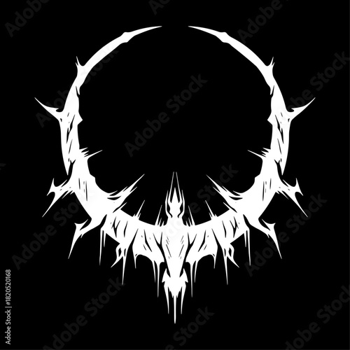 Tribal Gothic Style Vector Design