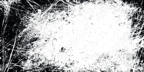 Bold distressed grunge texture showcasing rugged surfaces with abstract dusty various scratches and stains, worn patterns, and deep atmospheric detail for designs.