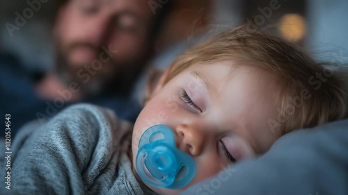 Close-up of a Newborn Baby Sleeping Peacefully [4K]