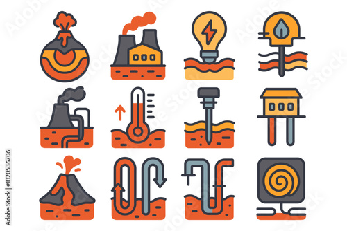 orange construction worker icon with safety helmet in vector style