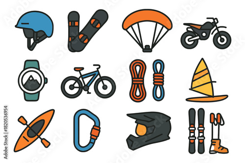 Construction tools vector set illustration