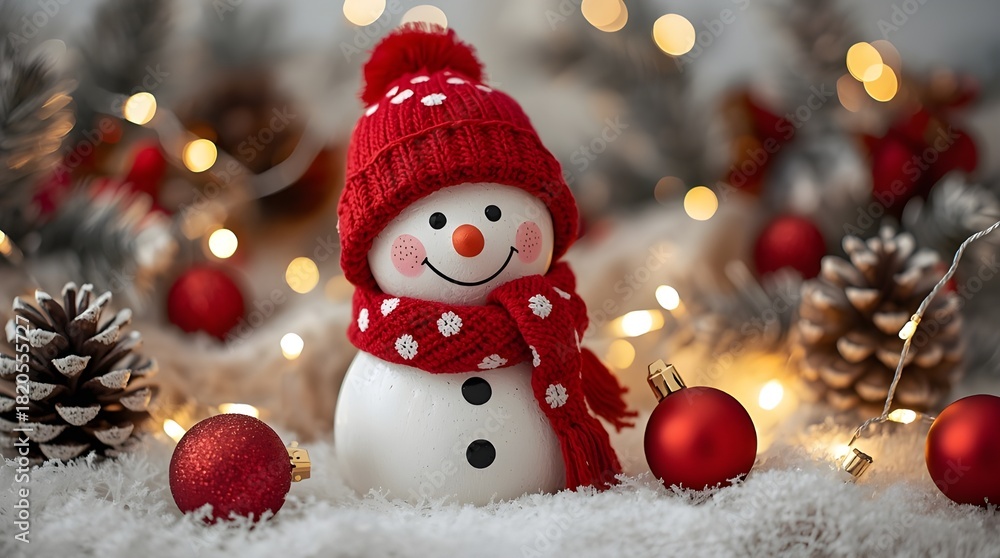 Obraz premium snowy background