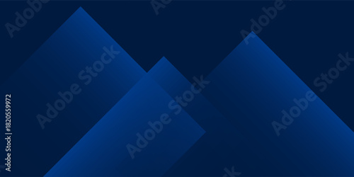 Blue modern abstract on dark background art