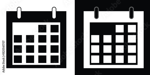Calendar icon set. Calender symbol. calendar vector icon EPS 10