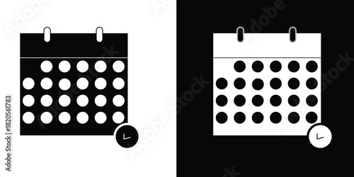 Calendar icon set. Calender symbol. calendar vector icon EPS 10
