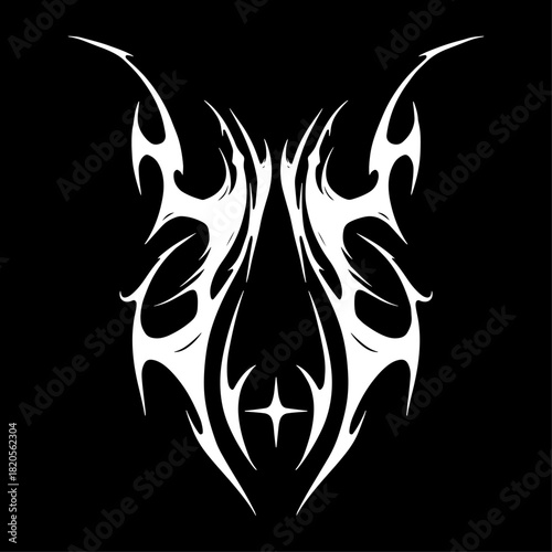Tribal Gothic Style Vector Design