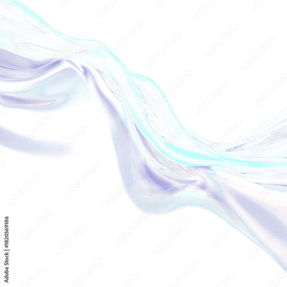 Naklejka premium Abstract Wavy Pattern with Iridescent Colors