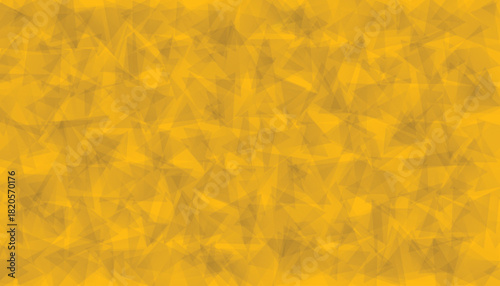 Yellow low poly background, geometric texture low poly pattern
