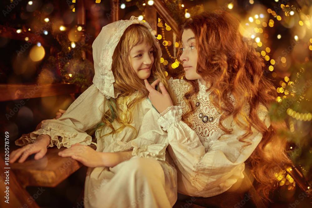 Naklejka premium Vintage Family Moment