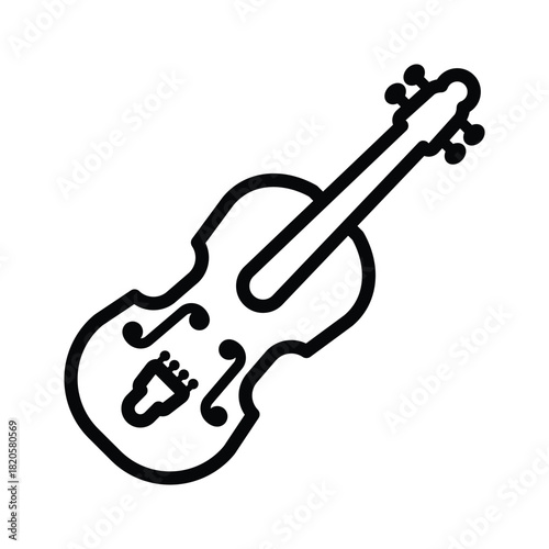 Violin, cello icon