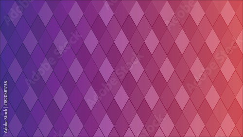 Gradient diamond pattern in purple and reddish hues