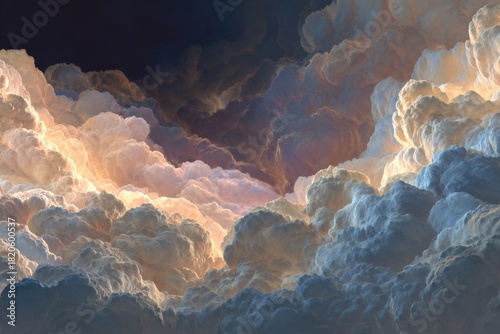 Skeletal Sunset with Neurotransmitter Clouds: Use lighting to create a sunset effect with neurotransmitter clouds on a skeletal horizon.