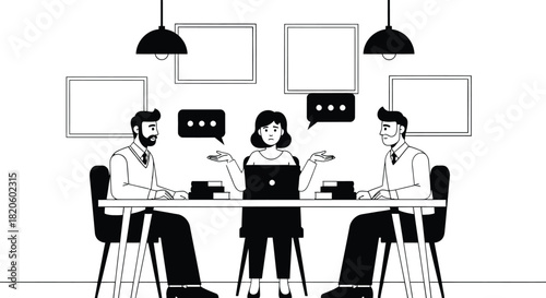 Business meeting conflict resolution strategy team disagreement