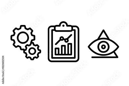 Business process management, data analysis report, and strategic monitoring vision