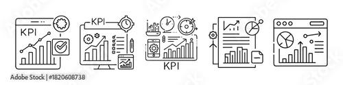 Key performance indicator (kpi) data analysis and business reports