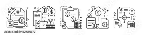 Financial analysis, real estate transactions, and loan approval concepts.