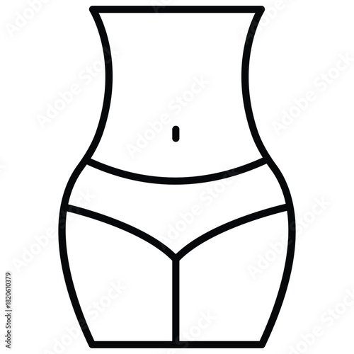 Weight Loss Vector Icon Stock Illustration