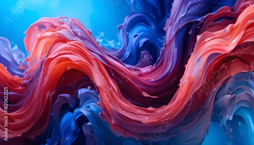 Artistic hand-painted multi-layered dark blue textured background with rich depth and strokes