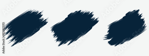 Vector brush stroke texture grunge halftone design banner background. vector illustration.