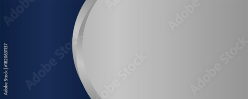 Abstract Curved Business Background with Space for Corporate Banner or Presentation