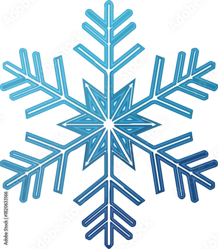 Snowflake Symmetry: a pristine snowflake, showcasing intricate symmetry and icy brilliance. a delicate emblem of winter's embrace and the extraordinary in the ordinary.