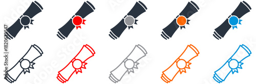 Diploma icons.eps