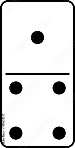 Domino, complete set of dominoes. Transparent, with outlines. Vector, graphic, design, Cutting, printing, subwoofer, laser engraving