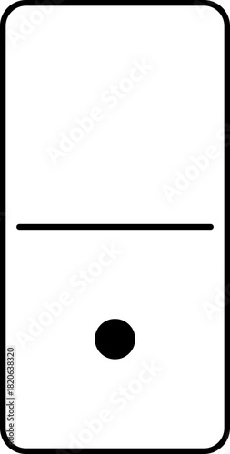 Domino, complete set of dominoes. Transparent, with outlines. Vector, graphic, design, Cutting, printing, subwoofer, laser engraving