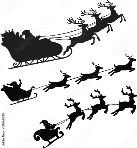 Christmas Vector silhouette