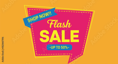 Flash sale up to fifty percent off limited time offer promotion