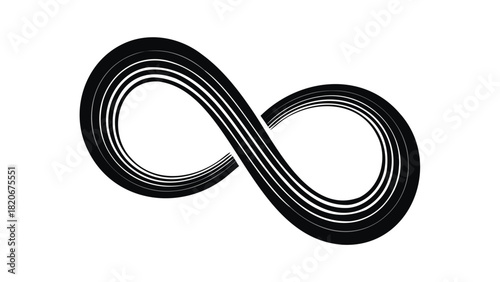 Abstract organic biomorphic shapes with smooth flowing lines and a monochrome color palette suitable for modern graphic design and artistic applications